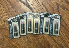 Vintage 80’s Cutex Perfect Color Lipstick 66 Blue Flame NOS Sealed Lot Of 6