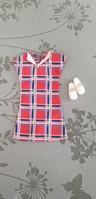 Sindy Barbie 1979 Funtime Kleid und Schuhe