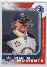 2015-16 Upper Deck National Hockey Card Day American Jack Eichel Rookie RC ev1. rookie card picture