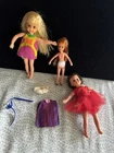 Lot of Mini 1960’s Dolls Vtg Mattel Tutti Chris 6” Doll & Hong Kong Clone