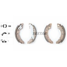 Bremsbackensatz hinten für Audi 100 C1 801 50 863 80 B1 B2 811 A2 8Z0 | 416336