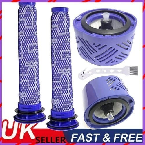 Hepa & Pre Filter For Dyson V6 Animal Absolute Cordless Vacuum Cleaner 966741-01