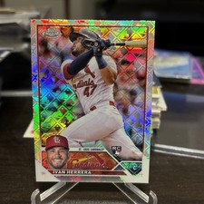 2023 Topps Chrome Logofractor Ivan Herrera #177  rc rookie cardinals
