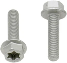 Bolt Motorcycle Hardware Torx Hex Head Flange Bolts M5 x 20mm 10-Pack