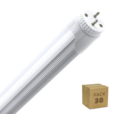LED T8 Röhre G13 120 cm Aluminium einseitige Einspeisung 18W 120 lm/W (Pack 30