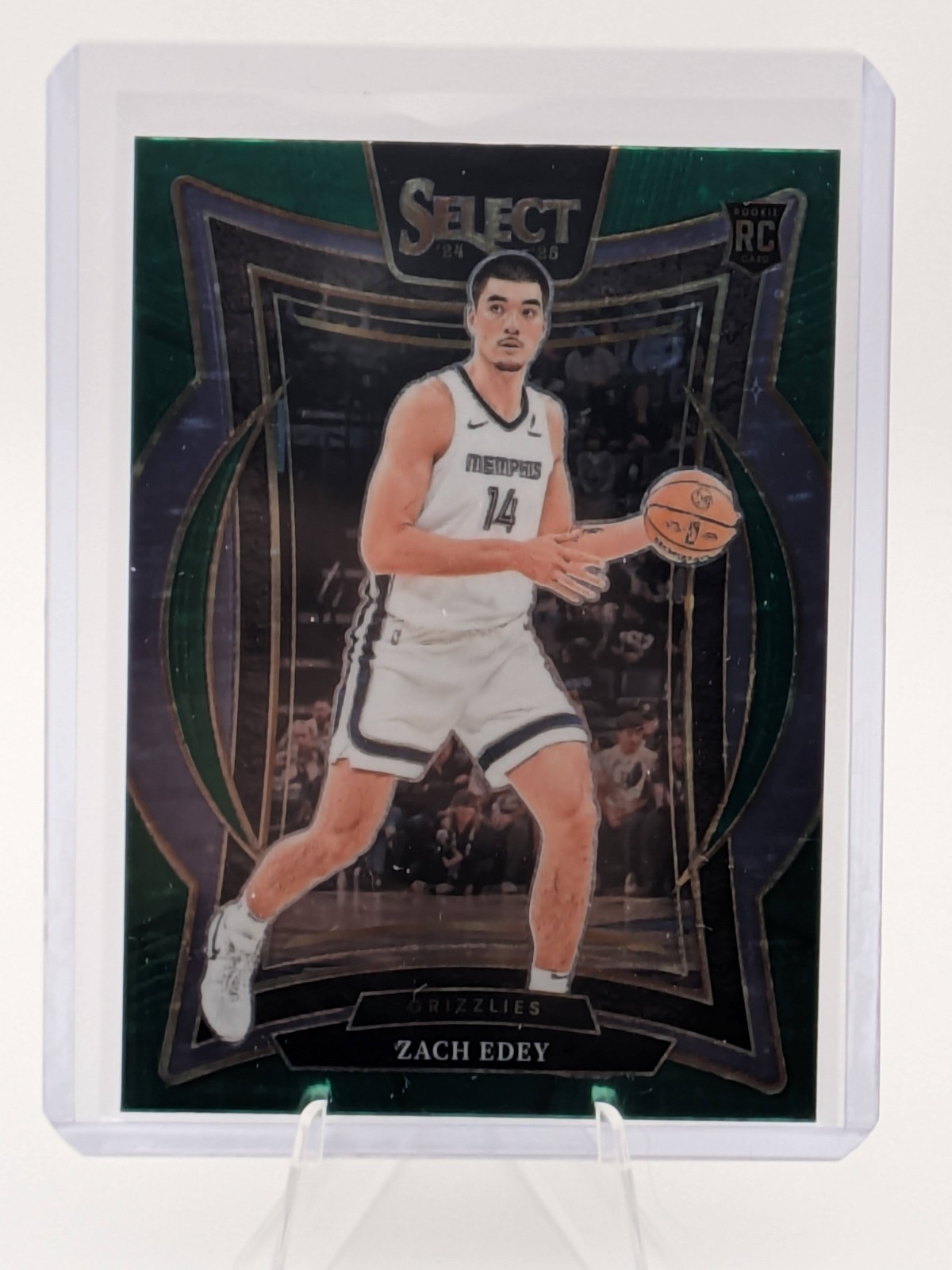 2024-25 Select- Zach Edey #98 Concourse Green Stars Prizm (RC)