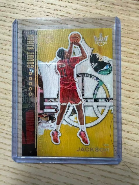 2025-26 Panini Court Kings #60 Ian Jackson Gold 03/10 NIL