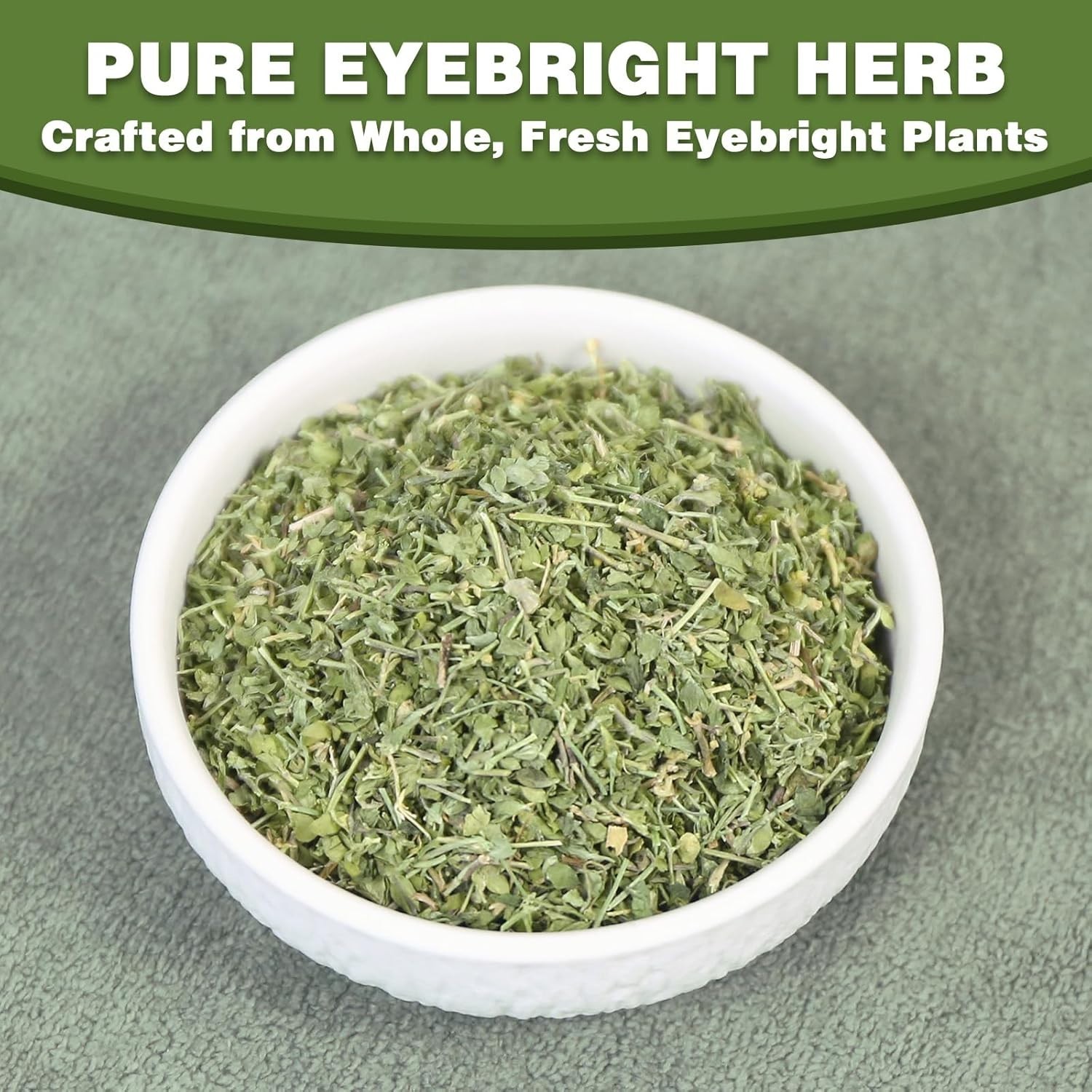 Organic Eyebright Tea - Rich in Antioxidants & Caffeine-Free - 2oz Loose Leaf
