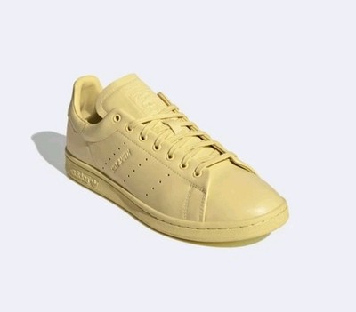 Adidas Stan Smith Lux Yellow Mens Shoe NEW