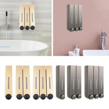 Wall Mounted Soap Dispenser Bathroom Shampoo Container Pump Bottle Home