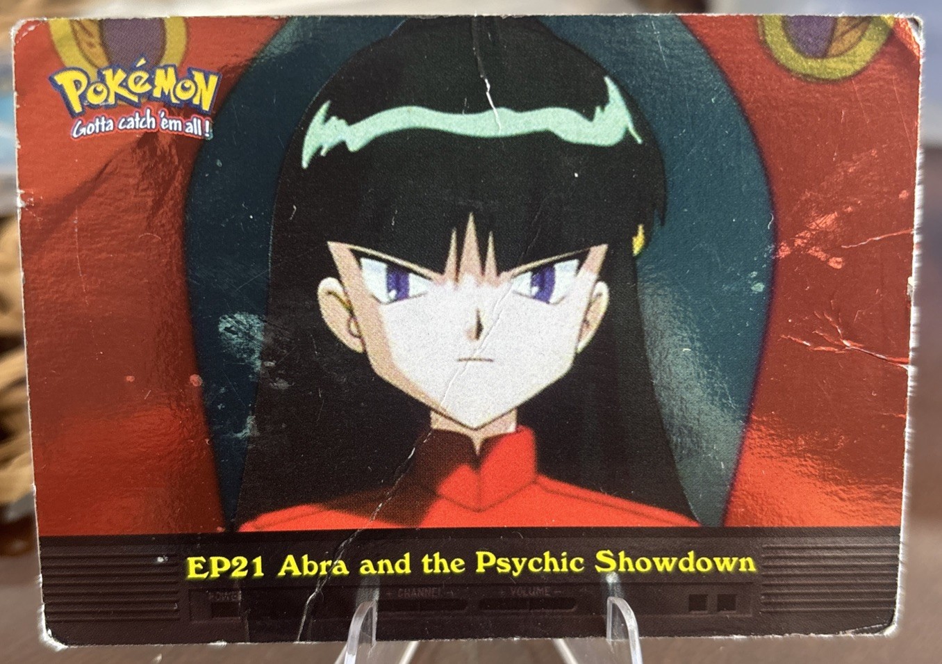 Pokemon Tv Animation Series 2 EP21 Abra and the Psychic Showdown Holo HP