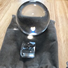 Clear Photography Crystal Ball Sphere Decoration Lens Photo Stand