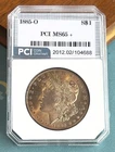 1885 O Morgan  Dollar PCI Mint 65 Toned Brilliant
