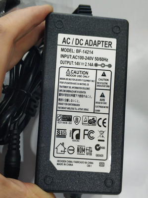 BF-14214 14V 2.14A Universal LCD Display Power Adapter