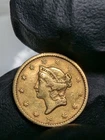 1852 Liberty Head 1 Dollar Gold Coin Ungraded United States U.S.