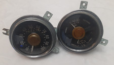  2 Vtg 1950s Mopar Dodge Truck Car 100 Mph Speedometer And Fuel Oil Gauge