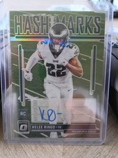2023 Panini Donruss Optic - Hash Marks #HM-32 Kelee Ringo Auto Eagles RC
