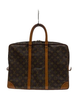 LOUIS VUITTON Business Bag 2 Porto Documento Voyage Monogram Canvas BRW PVC