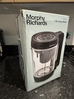 Morphy Richards 1.6L Clarity Soup Maker, Portion Control, (seal lid missing)