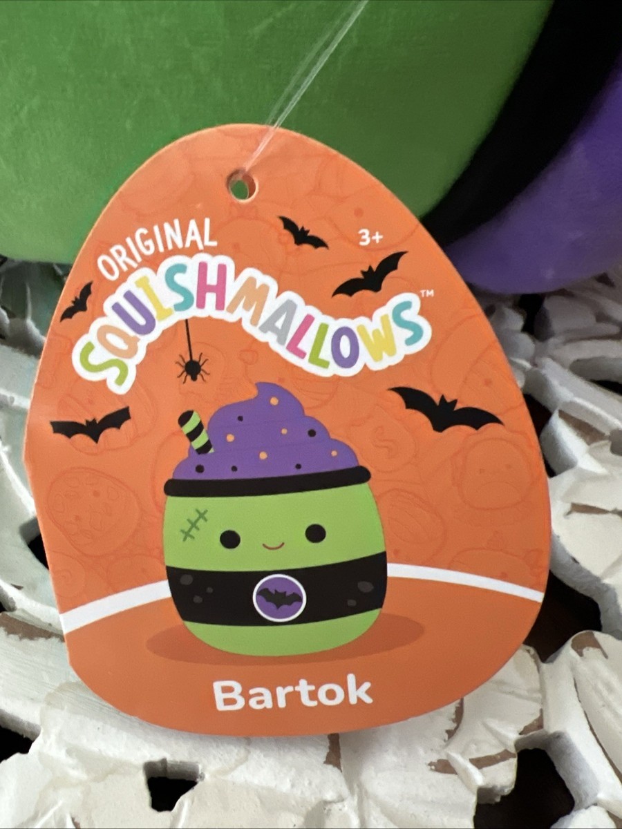 Squishmallows Bartok the Zombie Milkshake 12 inch Rare NEW