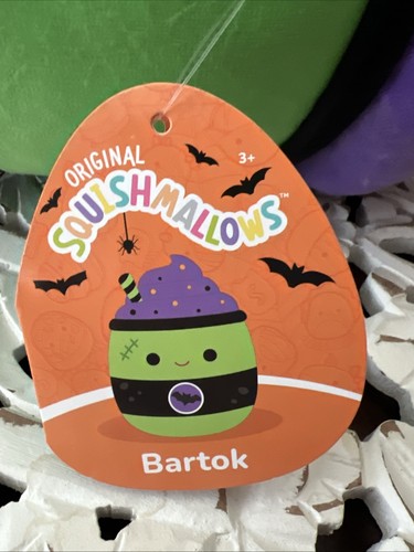 Squishmallows Bartok the Zombie Milkshake 12 inch Rare NEW Halloween RELEASE - Picture 2 of 4