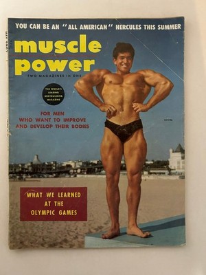 Muscle Power Magazine May 1957 Bodybuilding Olympic Games Weider