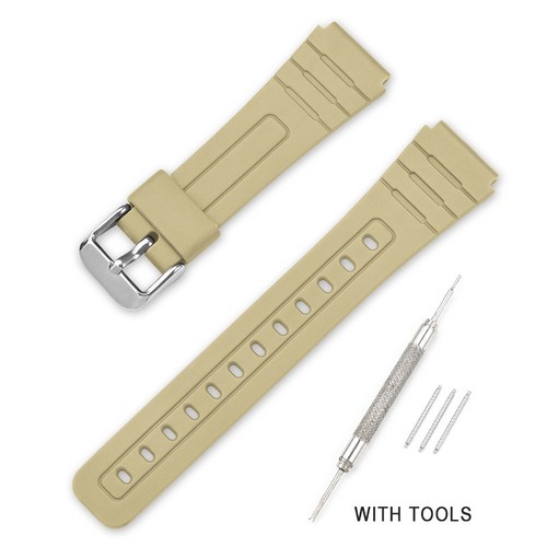 18mm Replacement Strap For Casio A168 A158 A159 F91W F84 F105 F108 AE1200 AE1300 - Picture 19 of 20