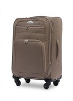 Stoff Reisekoffer Koffer Trolley GepäCk Tasche Beige Gr. L