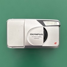 Olympus Accura Zoom 80S 35mm Point  Shoot Camera Silver - untested