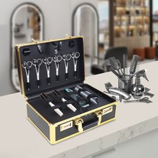 Portable Hair Cutting Tools Organizer Box Barber Salon Stylist Travel Carry Case