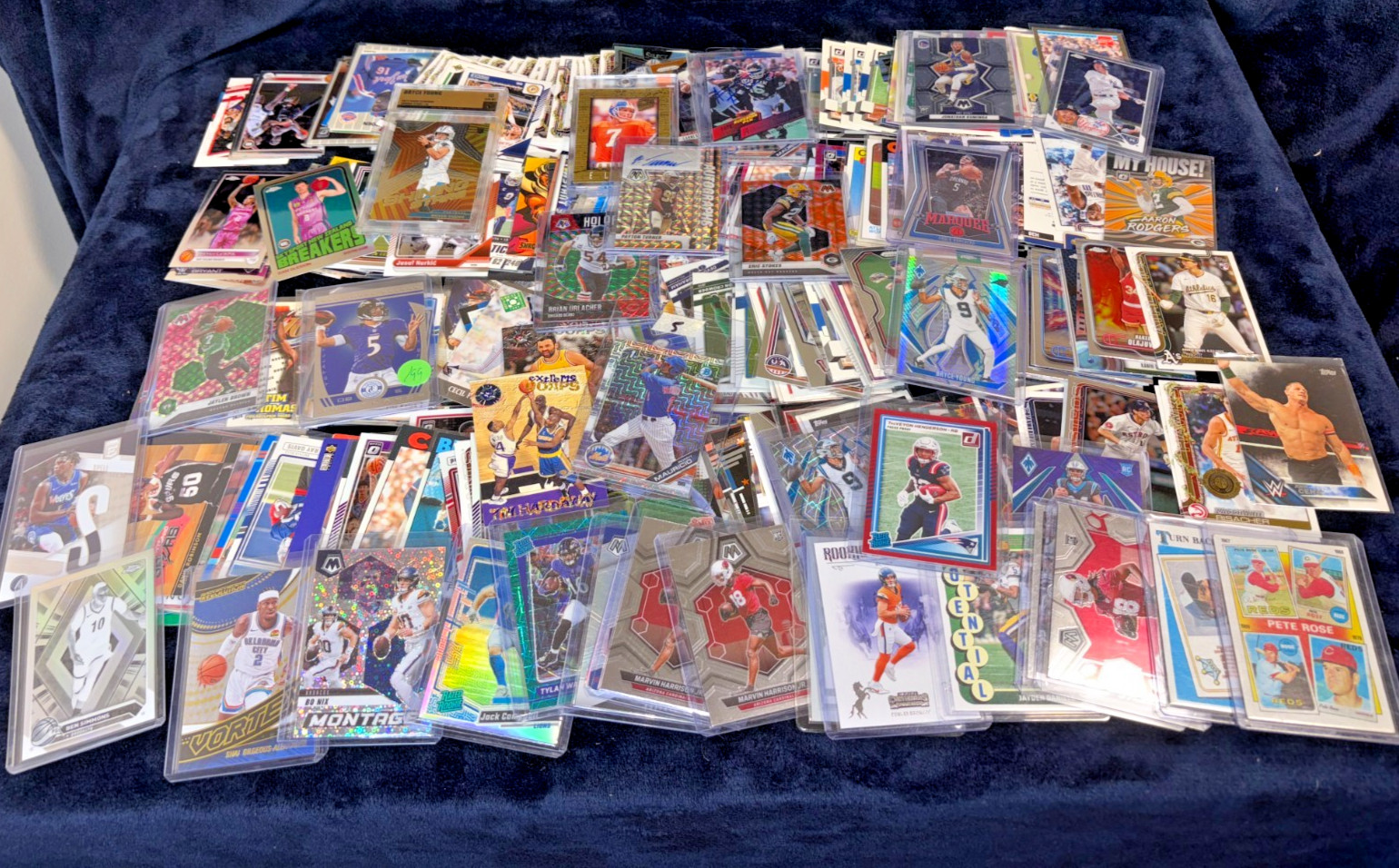 HUGE SPORTS CARD BO NIX AUTO PSA CASE HIT ROOKIE PATCH SSP COLLECTION LOT READ view 13