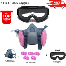 Half Face Respirator Mask P100 Particulate Welding Painting Dust Construction