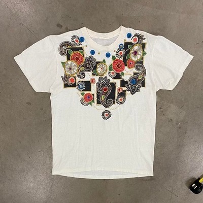 Vintage 1991 KWBL Art Design Single Stitch Tee Shirt