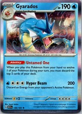 Gyarados Rare SV: Scarlet & Violet 151 130/165 NM