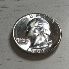 1957-P BU Washington Quarter  ~ Free Shipping!