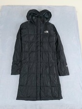 The North Face 600 Down Puffer Parka Jacket Small S Womens Broke Zip Coat Black
