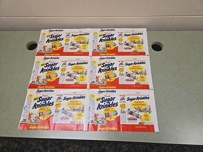 Post's Cereal Sugar Krinkles Cereal Wrap, Delicious Charms Premium 