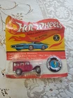 Vintage Hot Wheels Redline '31 Ford Woody Classic Magenta on Crushed Card