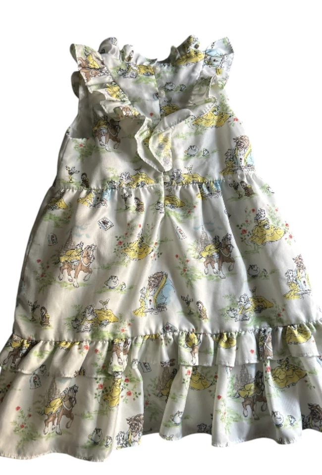 Vestido Princesa Janie and Jack Disney La Bella y la Bestia Talla 4 Años Precioso Foto 4 de 4