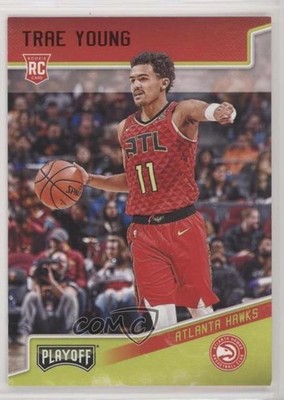 2018-19 Panini Chronicles Playoff Red 19/149 Trae Young #175 Rookie RC ug1