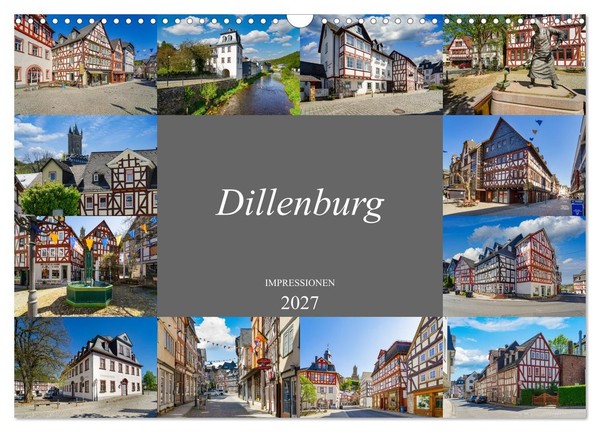 "Calendar 2027 · US Version · Dillenburg Impressions (Wall Calendar 2027 17\" × 12"-image