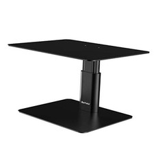 Monitor Stand, Adjustable Monitor Riser Metal Computer Stand Compatible Black