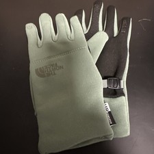 THE NORTH FACE Youth Junior Green ETIP TOUCH SCREEN COMPATIBLE GLOVES Medium.