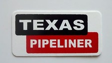 3 - Texas Pipeliner Roughneck Hard Hat Oil Field Tool Box Helmet Sticker