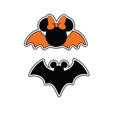 Disney Disneyland Halloween Bat ooj Premade Scrapbook Page Paper Piece die cut