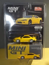 MINI GT #643 - NISSAN SILVA (S15) ROCKET BUNNY - BRONZE YELLOW - USA EXCLUSIVE