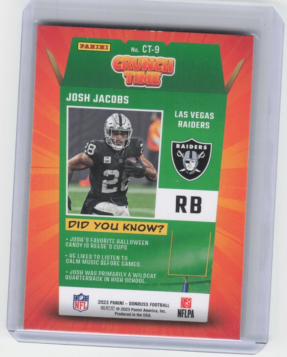 PANINI NFLカード DONRUSS ELITE JOSH JACOBS OAKLAND RAIDERS 68/75 #TC-JJ1 送料無料 中古 IT1 PANINI NFLカード DONRUSS ELITE JOSH JACOBS OAKLAND RAIDERS