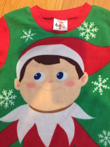 Pijama Elf on the Shelf. Pantalones y mangas largas. Totalmente nuevo. Pequeño. - Imagen 3 de 5