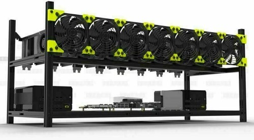 8 GPU Stackable Open Air Mining Case Computer Frame Rig Bracket New - Picture 10 of 10