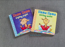 Llama Llama WAKEY-WAKE and Llama Llama NIGHTY-NIGHT 2 book set Good Condition